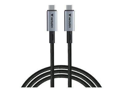 Verbatim 31847 USB4 Gen 2x2 1,2 m USB C -kaapeli Musta