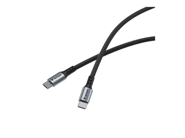 Verbatim - USB-kabel - USB-C (hann) til USB-C (hann) - 1.2 m - støtte for Power Delivery 3.0, lade og synkronisere, up to 480 Mbps, USB-C Power Del...