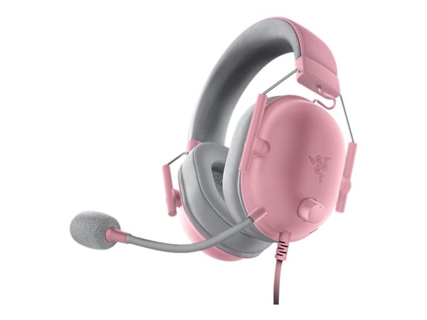 Razer BlackShark V2 X - PlayStation Licensed - hodesett - full størrelse - kablet - 3,5 mm jakk - lydisolerende - kvarts