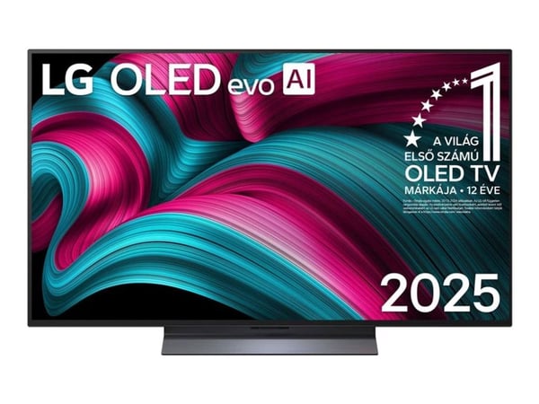 LG OLED evo AI OLED48C51LA, 121,9 cm (48"), 3840 x 2160 pikseliä, OLED evo, Älytelevisio, Wi-Fi, musta