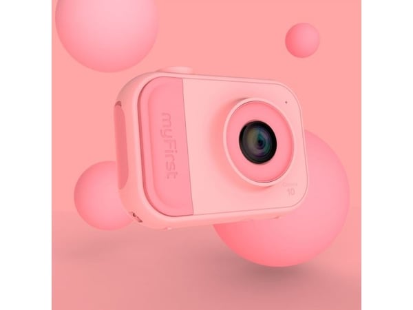 myFirst Camera 10 - digitalkamera for barn, med 2" IPS-skjerm, 5 MP oppløsning (rosa)