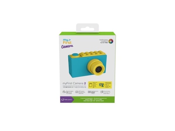 myFirst Camera 2 - vanntett digitalkamera for barn, med 2" IPS-skjerm, 8 MP oppløsning, IPX8 vanntett (blå)