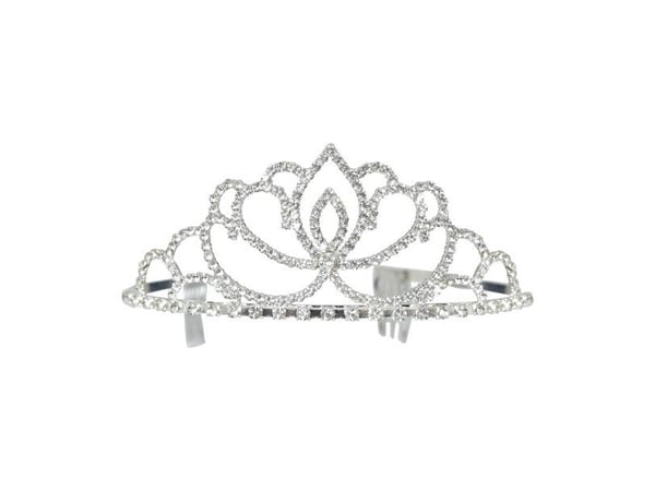 Hopeinen tiara