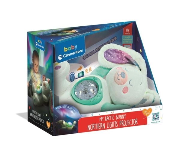 CLEMENTONI BABY Northern Lights plysjleke, 17502