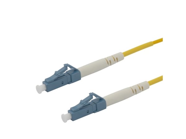 OS2 Fiberkabel, LC - LC, simplex, UPC/UPC, 0,5m