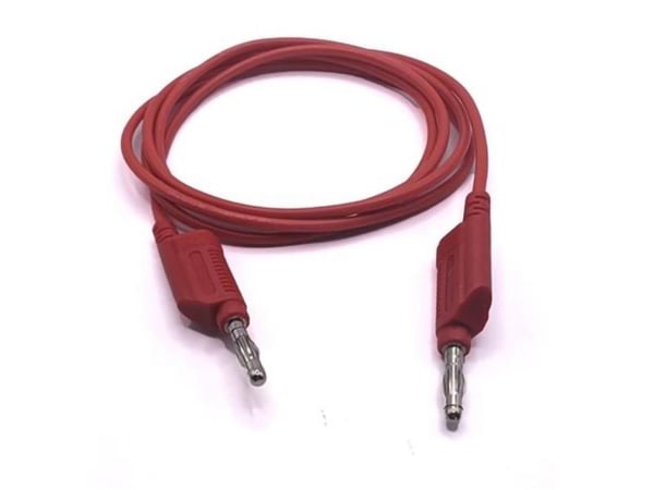 Mueller Electric BU-2020SR-A-24-2 bananstifts testledning 4 mm röd 60,96 cm 1 st