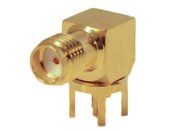 Mueller Electric BU-1420701301 Adapterkontakt SMA-anslutning till kretskort Mässing