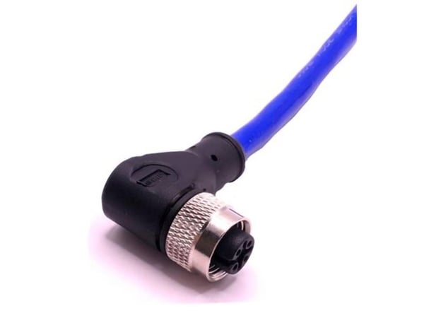 Mueller Electric C4D81M010 Anturi/toimilaitteen liitin M12 Liitäntä, kulmikas 10 m Navanumero (RJ): 4 1 kpl 1 kpl