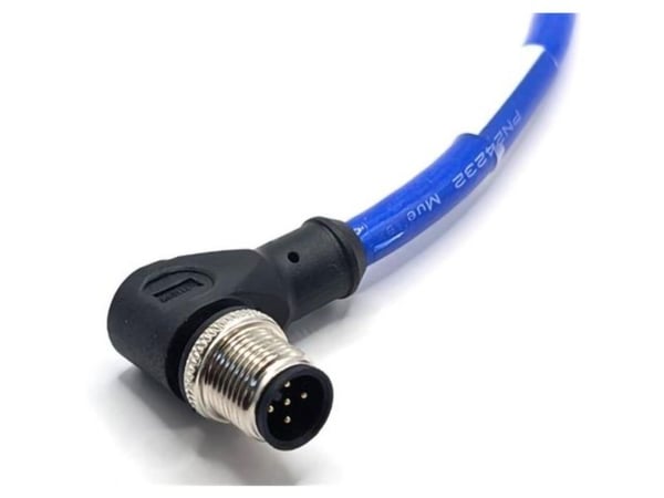 Mueller Electric C5B82M005 Anturi-/Aktor-Stikforbindelse M12 Stik, vinklet 5 m Pol-tal (RJ): 5 1 stk