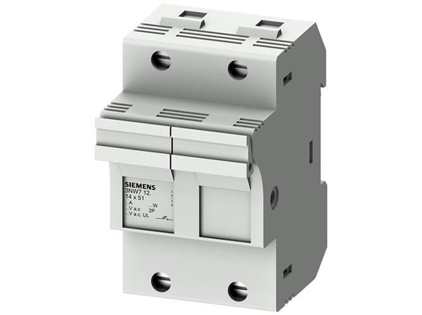 Siemens Einbausicherungssockel mit Signalmelder Gr. 14x51mm 50A 2pol. 3NW7122, IP20, 1 styck, 222,4 g, 98 mm, 85 mm, 58 mm