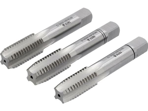 YATO MANUELL TAPS M18 x 2,50 sett 3 stk HSS M2 2942