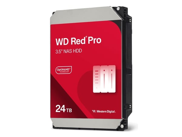 WD RED PRO 24TB 3.5 IN SATA -LEVYJEN TALLENNUSJÄRJESTELMÄ