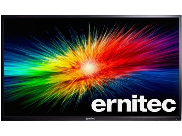 Ernitec - LED-bakgrunnsbelyst LCD-monitor - farge - VESA - 65" - Høyoppløsning - svart