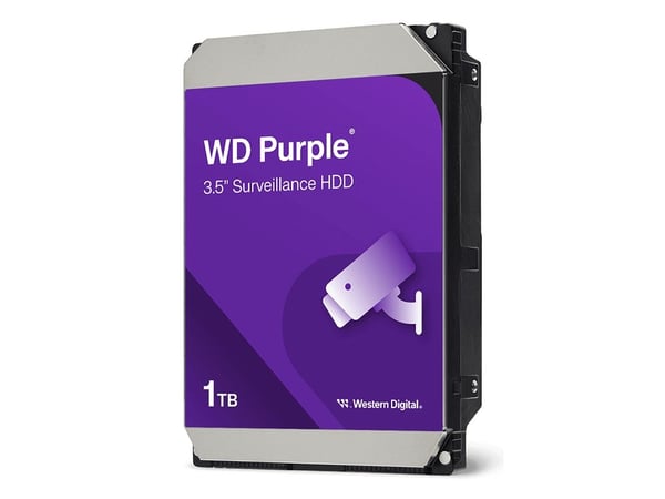 WD Purple Pro WD241PURP - Harddisk - 24 TB - overvåking, smartvideo - intern - 3.5" - SATA 6Gb/s - 7200 rpm - buffer: 512 MB
