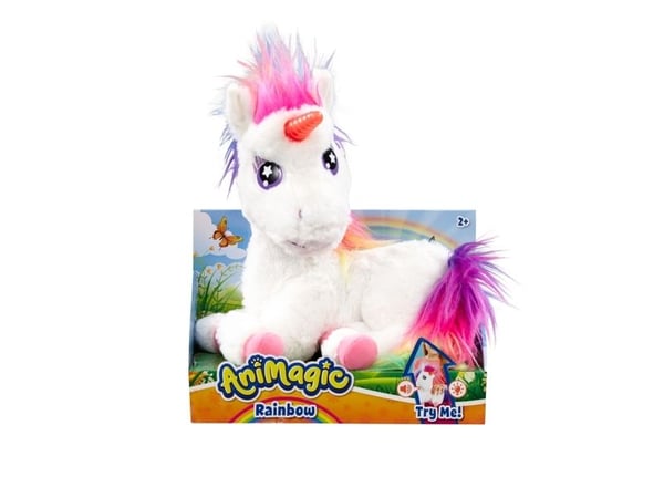 Goliath Animagic Rainbow Unicorn, Gutt/Jente, 2 år, Gir fra seg lyd
