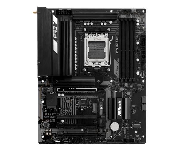 ASRock X870 PRO-A WIFI - Hovedkort - ATX - Socket AM5 - AMD X870 Chipset - USB4, USB 3.2 Gen 1, USB 3.2 Gen 2, USB-C 3.2 Gen 1 - 2.5 Gigabit LAN, W...