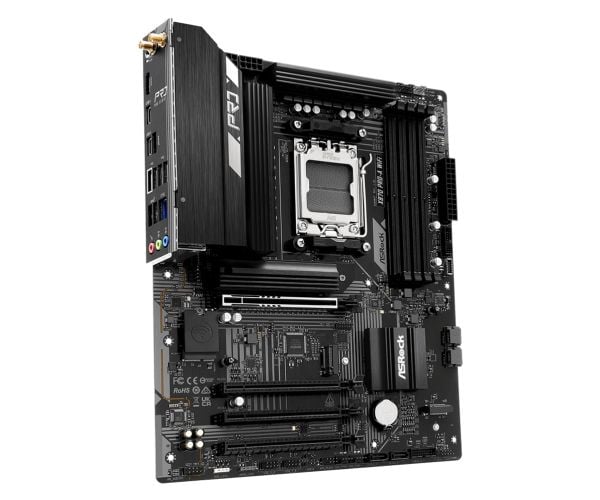 ASRock X870 PRO-A WIFI - Hovedkort - ATX - Socket AM5 - AMD X870 Chipset - USB4, USB 3.2 Gen 1, USB 3.2 Gen 2, USB-C 3.2 Gen 1 - 2.5 Gigabit LAN, W...