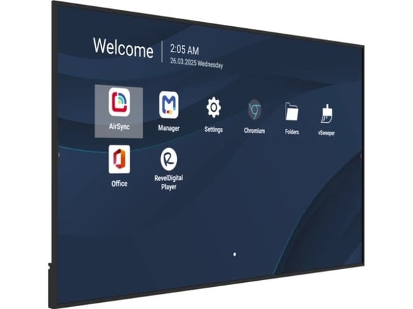 Viewsonic CDE8631-1C, Digital skiltingstavle (flatskjerm), 2,18 m (86"), LCD, 3840 x 2160 piksler, Wi-Fi, 24/7