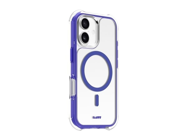LAUT AERO PROTECT, Etui, Apple, iPhone 17, 16 cm (6.3"), Blå, Gjennomsiktig