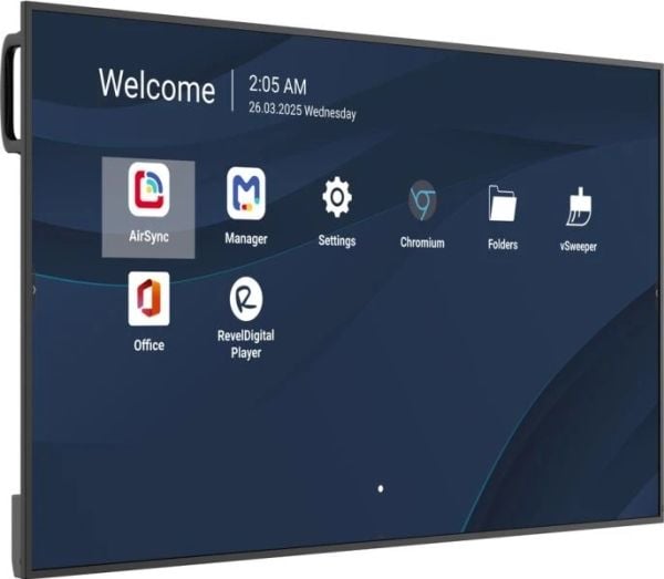 Viewsonic CDE5514-2C, Digital skiltingstavle (flatskjerm), 139,7 cm (55"), LCD, 3840 x 2160 piksler, Wi-Fi, 24/7