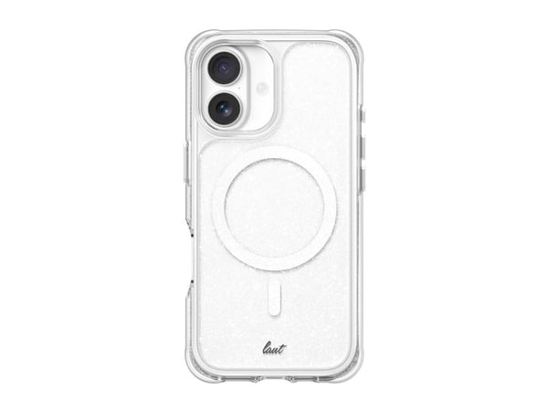 LAUT AERO SPARKLE, Suojus, Apple, iPhone 17, 16 cm (6.3"), Hopea, Läpinäkyvä