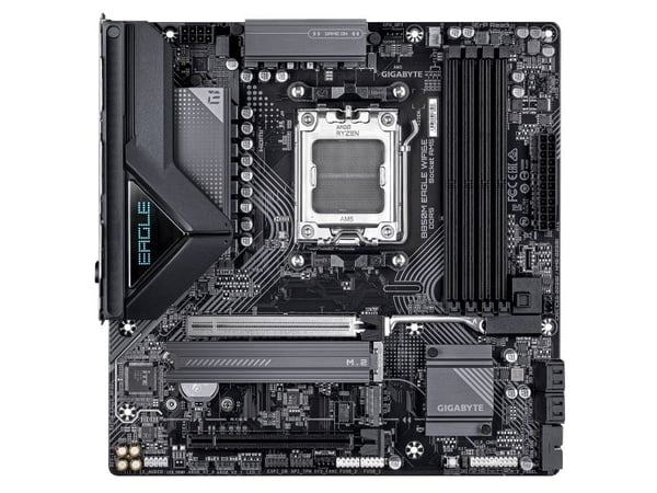 Gigabyte B840M EAGLE WIFI6 - Hovedkort - micro ATX - Socket AM5 - AMD B840 Chipset - USB-C 3.2 Gen 1, USB 3.2 Gen 1 - Wi-Fi 6, Bluetooth, 2.5 Gigab...