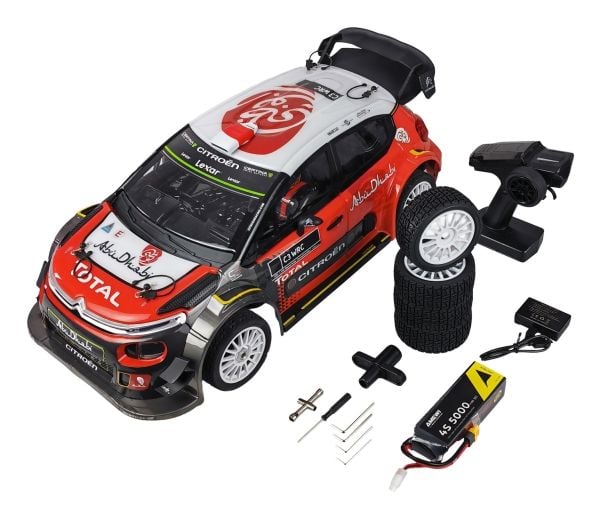 Amewi C3 WRC, Rallybil, 1:7, 14 år, 5000 mAh, 4,95 kg