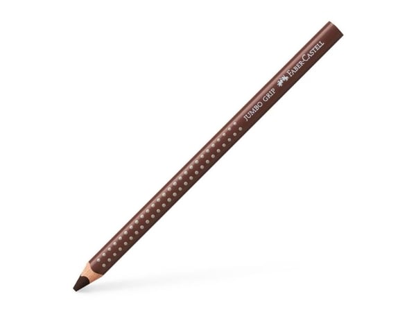 Faber-Castell Jumbo GRIP - Fargeblyant - brun - 3.8 mm