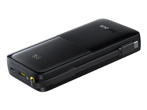 Baseus Powerbank Bipow 2 20000mAh 20W USB-C-kaapelilla musta