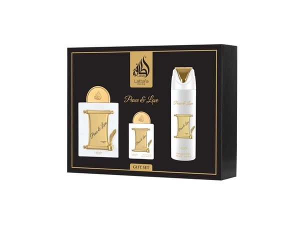 Lattafa Pride Peace & Love EDP 100 ml + EDP 20 ml + DEO vapor 200 ml (unisex)