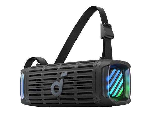 Soundcore Boom 3i - Högtalare - för bärbar användning - trådlös - Bluetooth - Appkontrollerad - 50 Watt - äventyrare svart