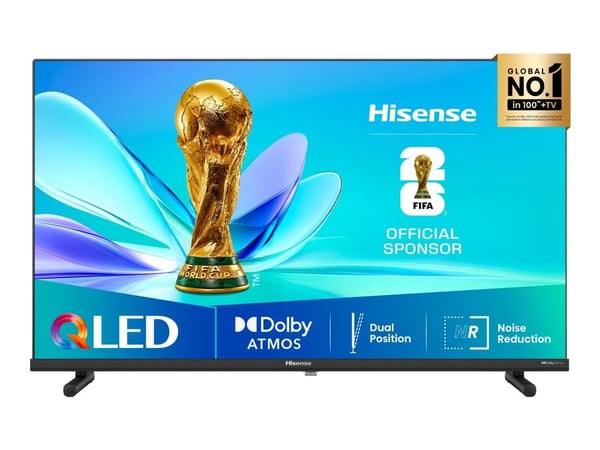 Hisense 32A5Q, 81,3 cm (32"), 1920 x 1080 pikseliä, QLED, Älytelevisio, Wi-Fi, musta