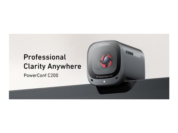 Anker PowerConf C200 - Nettkamera - farge - 2K - lyd - USB-C - MJPEG, YUV