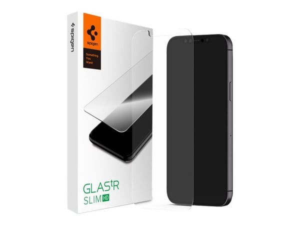 Spigen AGL03391, Apple, iPhone 13 / iPhone 13 Pro, Likaa hylkivä, Öljynkestävä, Naarmuuntumisenkestävä, Läpinäkyvä, 1 kpl