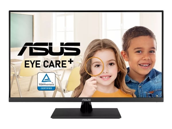 ASUS VP327Q - LED-skjerm - 32" (31.5" synlig) - 3840 x 2160 4K @ 60 Hz - VA - 350 cd/m² - 3000:1 - HDR10 - 4 ms - høyttalere - svart