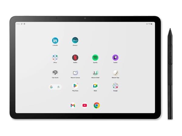 Wacom MovinkPad 11 - Digitaliserare med LED-skärm - 24.3 x 15.9 cm - multi-touch (10-punktig) - kapacitiv - kabelansluten - USB-C - FSC-kartong