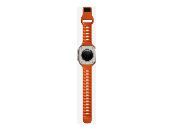 Nomad - Bånd for smart armbåndsur - waterproof - 150 - 200 mm - ultra orange - for Apple Watch Hermès Series 9, SE 3, Series 10, Series 11, Series ...