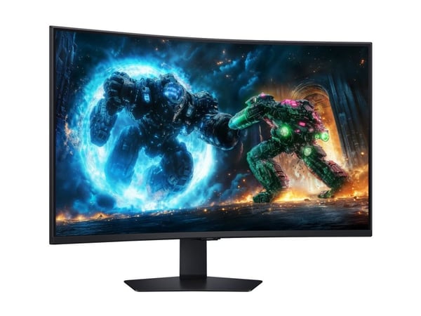 Samsung Odyssey G7 S37FG756EU - G75F Series - LED-skjerm - gaming - kurvet - 37" - 3840 x 2160 4K UHD (2160p) @ 165 Hz - VA - 350 cd/m² - 3000:1 - ...