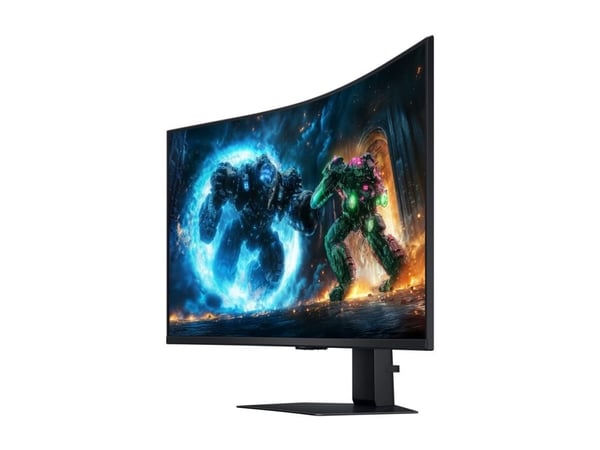 Samsung Odyssey G7 S37FG756EU - G75F Series - LED-skjerm - gaming - kurvet - 37" - 3840 x 2160 4K UHD (2160p) @ 165 Hz - VA - 350 cd/m² - 3000:1 - ...