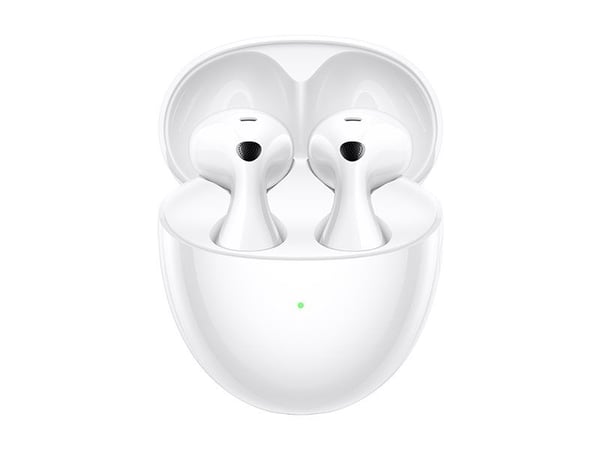 Huawei FreeBuds 6 - True wireless-hodetelefoner med mikrofon - i øret - Bluetooth - aktiv støydemping - hvit