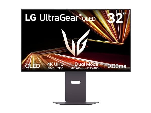 LG UltraGear 32GX870A-B - OLED-skjerm - gaming - 32" (31.5" synlig) - 3840 x 2160 4K UHD (2160p) @ 240 Hz - 275 cd/m² - 1500000:1 - DisplayHDR 400 ...