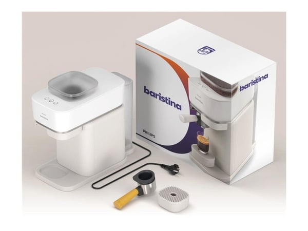 Philips BAR300/03, Espressomaskin, 1,2 L, Kaffebønner, Innebygd kvern, 1550 W, Hvit