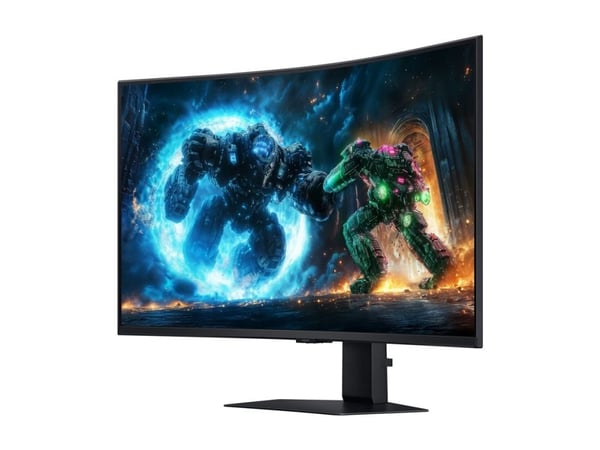 Samsung Odyssey G7 S37FG756EU - G75F Series - LED-skjerm - gaming - kurvet - 37" - 3840 x 2160 4K UHD (2160p) @ 165 Hz - VA - 350 cd/m² - 3000:1 - ...