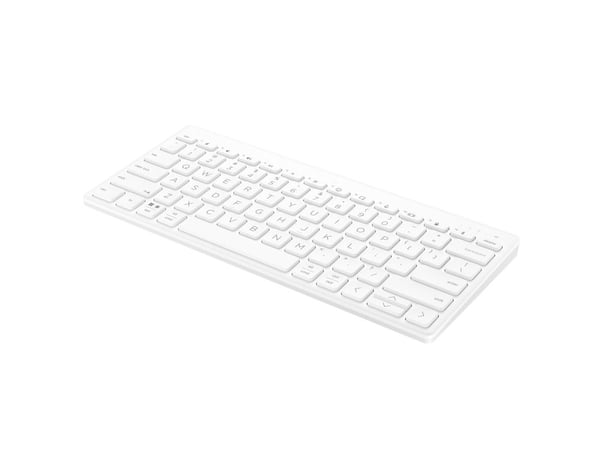 HP 350 Compact Multi-Device Bluetooth -näppäimistö, Langaton, Bluetooth, Mekaaninen, Valkoinen