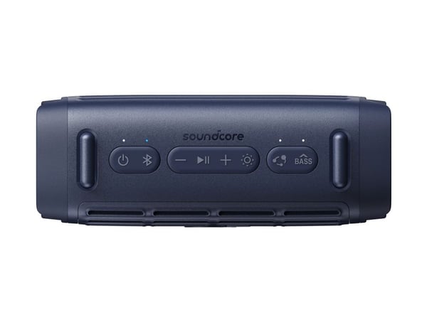 Soundcore Boom 3i - Høyttaler - for bærbar bruk - trådløs - Bluetooth - Appstyrt - 50 watt - mørkeblått hav
