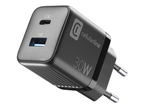 Cellularline Multipower Micro, Sisätila, AC, Musta