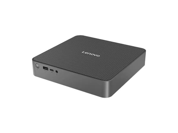 Lenovo IdeaCentre Mini 01Q8X10 91B6 - Liten Snapdragon X X1-26-100 / opptil 3 GHz - RAM 32 GB - SSD 1 TB - Qualcomm Adreno - Gigabit Ethernet, IEEE...