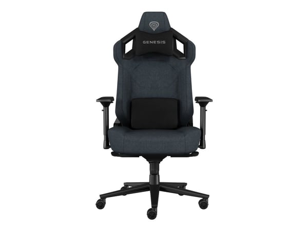 Genesis Nitro 800 - Spillestol - ergonomisk - rektangulær - armlener - T-formet - tipping - stoff - svart, grå