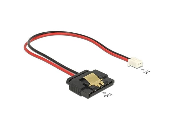 Delock - Strømkabel - SATA-strøm (R) låst til 2-pin intern strøm (hunn) - 5 V - 20 cm