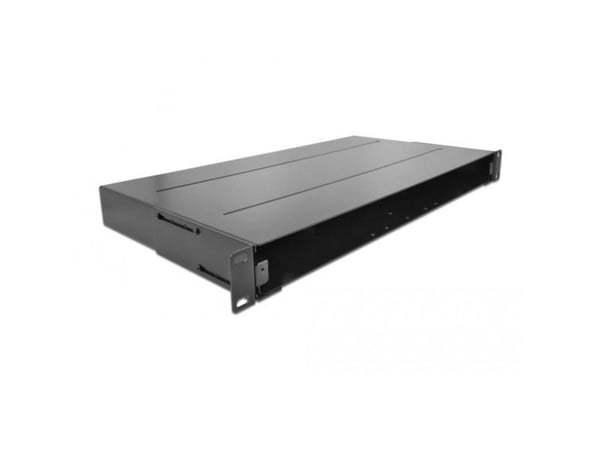 Delock - Spleiseboks for fiberoptikk - svart - 1U - 19"
